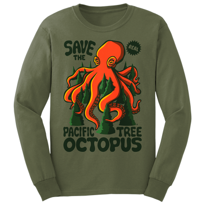 Pacific Tree Octopus Long Sleeve T-Shirt